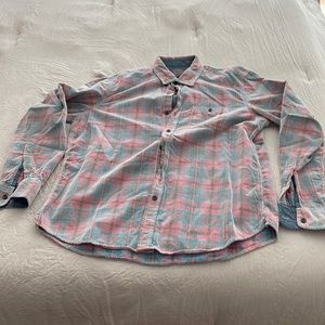 Mens button front shirt